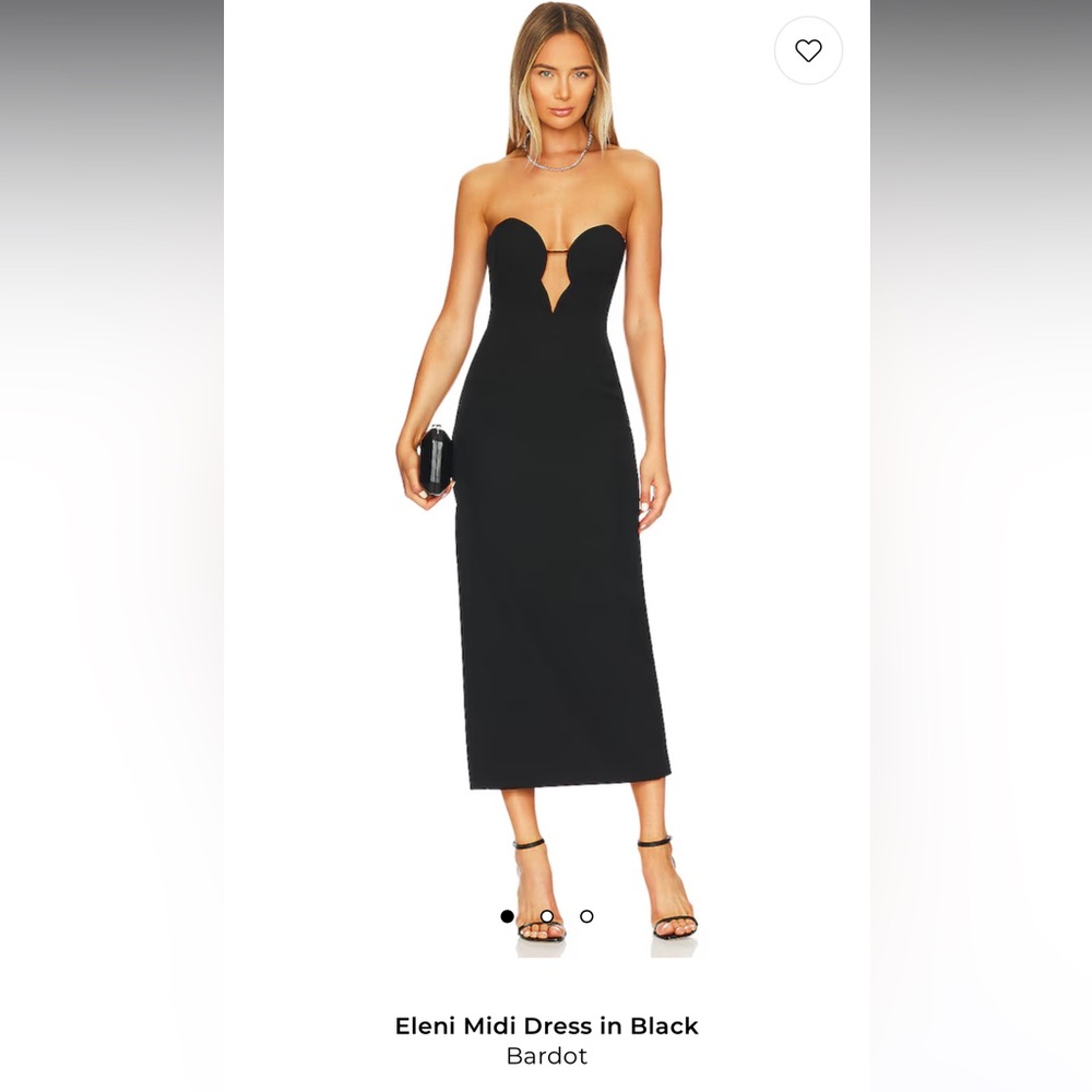 Eleni Midi Dress in Black
Bardot